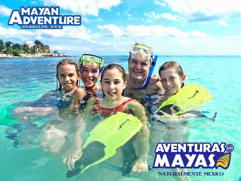 Mayan Adventure - 3 different snorkeling sites in one day! - Stop Two: An Open Cenote With Zip Lines and Jump Platforms
