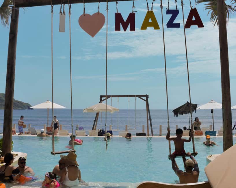 Mazatlán: Shekinah Beach Club - Sunbathing terrace, boardwalk, and jacuzzis for a no-stress day