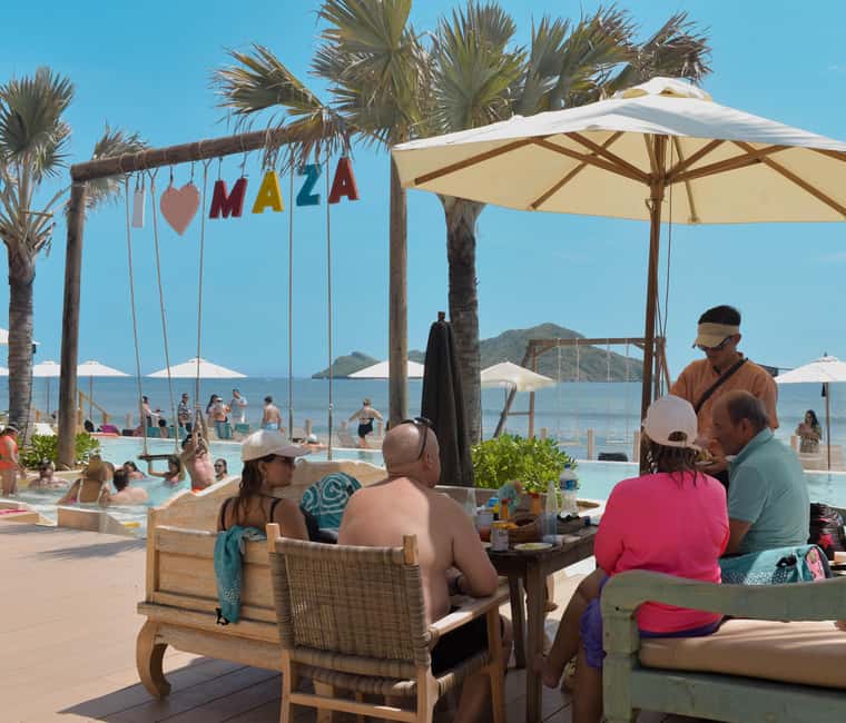 Mazatlán: Shekinah Beach Club - Upgrades you can add: private cabanas, massages, and temazcal