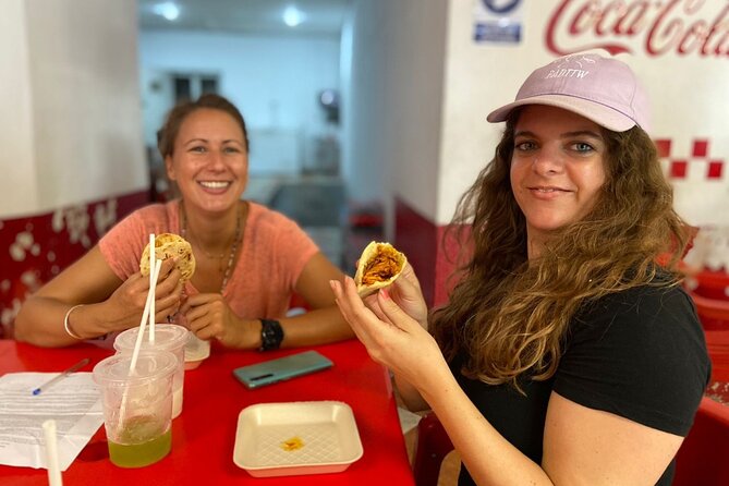 Merida Walking Food Tour. Authentic & Local Cuisine - Mercado San Benito: salbutes and fruit that feel like a local habit