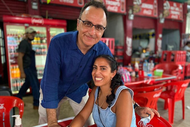 Merida Walking Food Tour. Authentic & Local Cuisine - Lucas de Galvéz Market: cochinita pibil and tacos al pastor up close