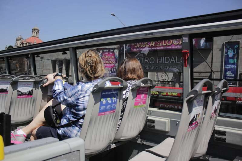 Mexico City: Hop-On Hop-Off Bus City Tour - Circuit 1 (Green): Downtown to Polanco for Reforma, Zócalo views, and the statues
