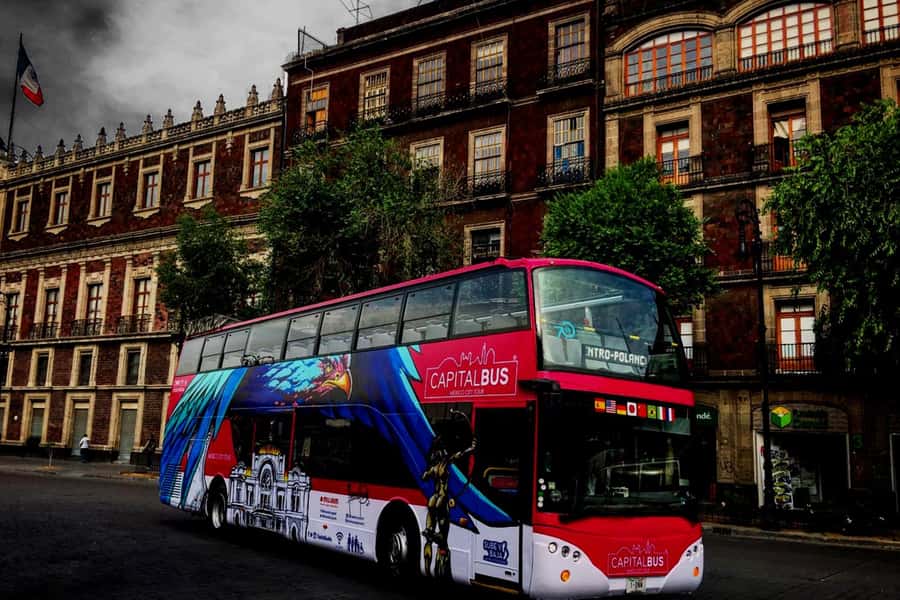 Mexico City: Tourist Bus Tour - Choose Hop-On Hop-Off or the Closed Night Bus Loop