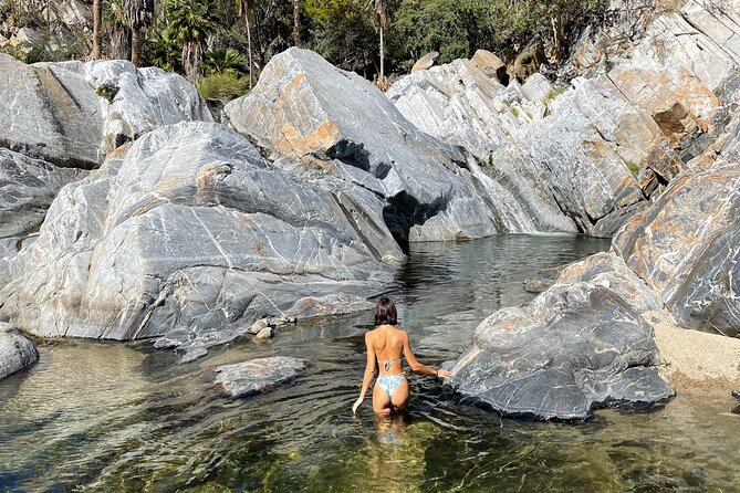 Natural Hot Springs Experience - Hot springs and cold river pools: soaking, swimming, and changing rooms