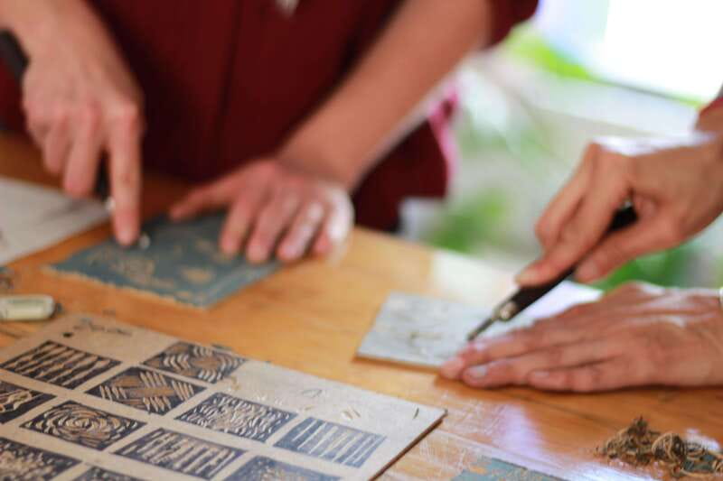 Oaxaca de Juarez: Art Printing Workshop with a Local Artist - The Five Steps in Practice: From Idea to Carved Block