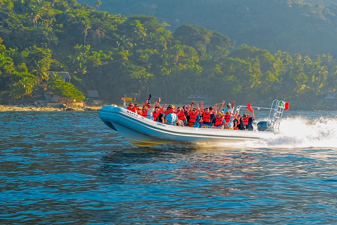 Outdoor Ziplining, Waterfalls & Speed boat in Puerto Vallarta - Waterfall rappel, bridges, and getting soaked for the rainforest experience