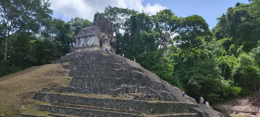 Palenque: Palenque Ruins, Agua Azul Waterfalls and Misol-Ha - Misol-Ha Waterfalls: 50 meters high, 50 minutes to cool off