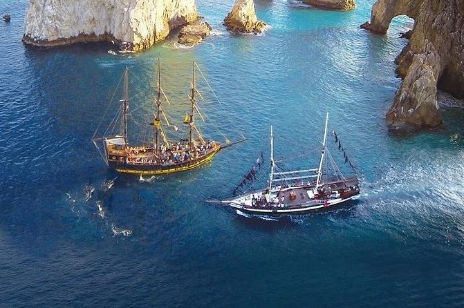 Pirate Ship Sunset Dinner and Show in Los Cabos - Pirates on Deck, Sunset Over Cabo San Lucas: What You Get
