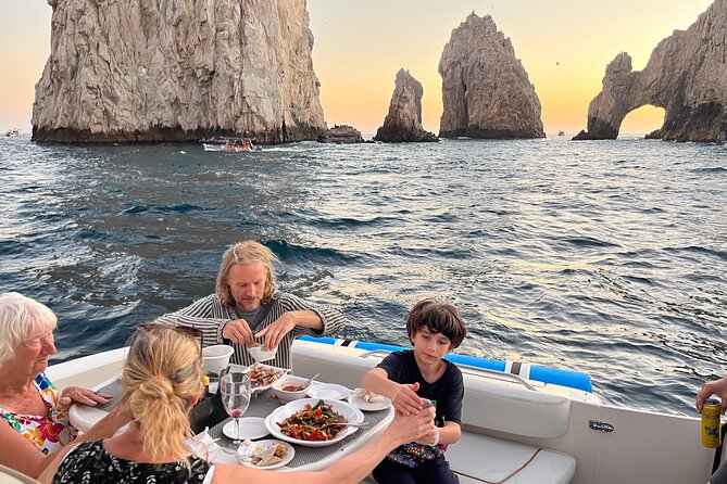 Private 3hr Yacht Cruise in Cabo San Lucas all included - Stop 1, Pelican Rock: snorkeling that sets the tone