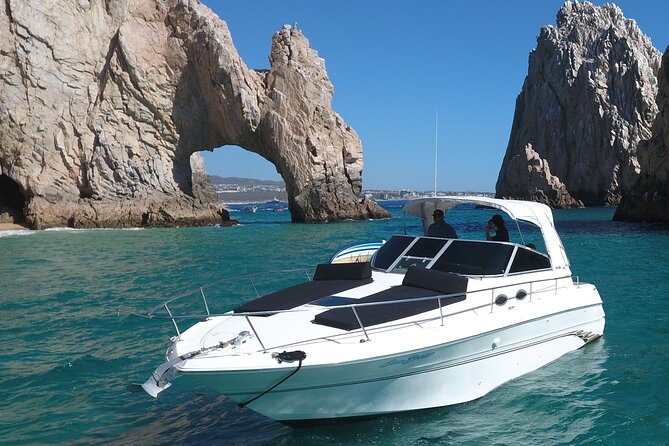 Private 3hr Yacht Cruise in Cabo San Lucas all included - Where you meet: Tesoro Hotel marina access and an easy start