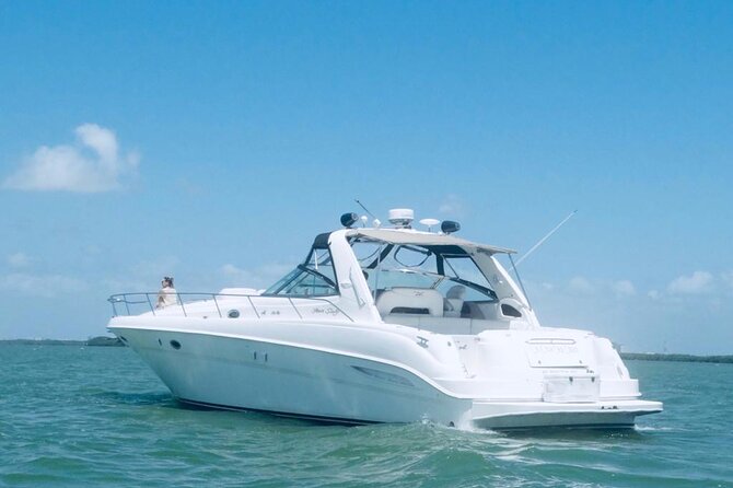 Private 50FT Yacht Rental in Cancún P8 - Onboard Comfort: Crew Help, Restroom Access, and the Supplies You Actually Use