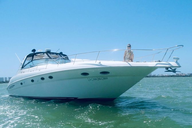 Private 50FT Yacht Rental in Cancún P8 - Playa Norte Time: What You’re Getting From the Anchor-Then-Swim Style