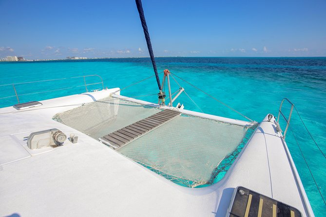 Private Catamaran from Cancun to Isla Mujeres | For up to 40 pp - Stop Three: Isla Mujeres Marina Time, How the Half-Day vs Full-Day Choice Works