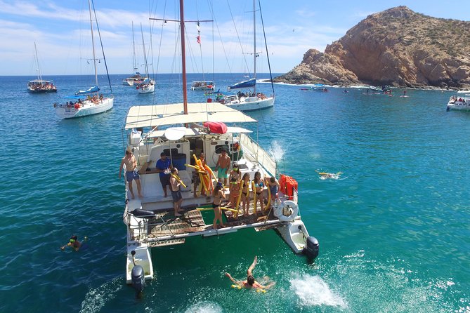 Private Catamaran Snorkeling Cruise in Los Cabos - Floating on a Private Catamaran Around Los Cabos