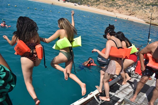 Private Catamaran Snorkeling Cruise in Los Cabos - Santa Maria Bay Snorkeling Hour: Calm Water and Easy Gear Access