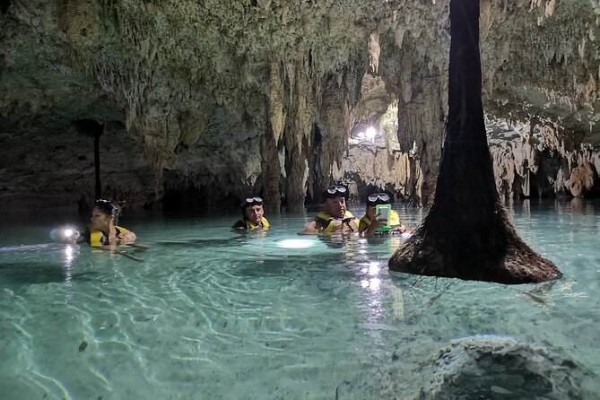 Private Dream Underground World (Off the beaten path Cenote cavernous exploring) - Snorkeling gear, drinks, and the comfort perks that add up
