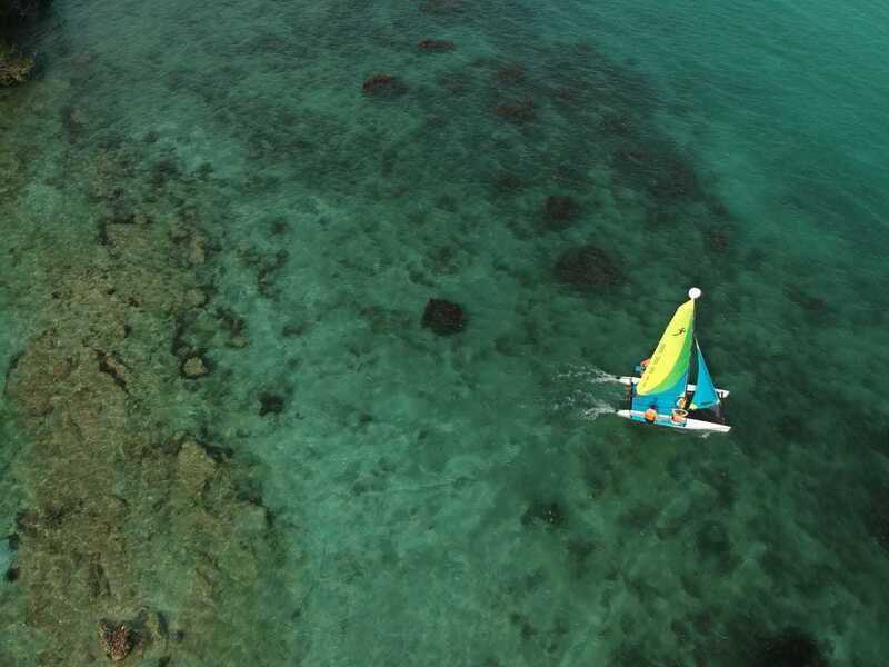 Private Hobie Cat Sailing Tour - Black Cenote: your first real taste of the lagoon up close