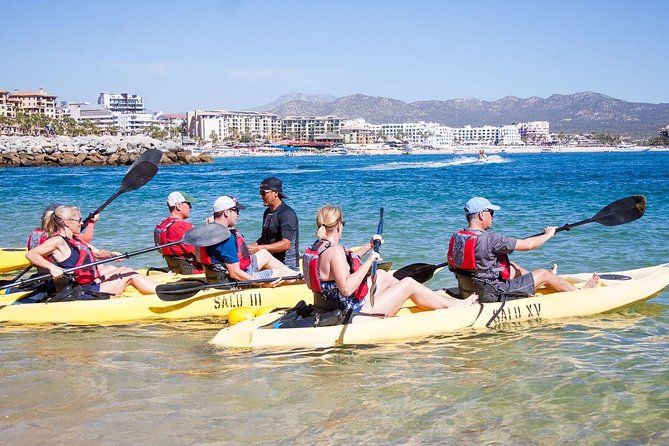 Private Los Cabos Arch and Playa del Amor Tour by Glass Bottom Kayak - Playa del Amor on the Pacific side: crystal water, bigger waves