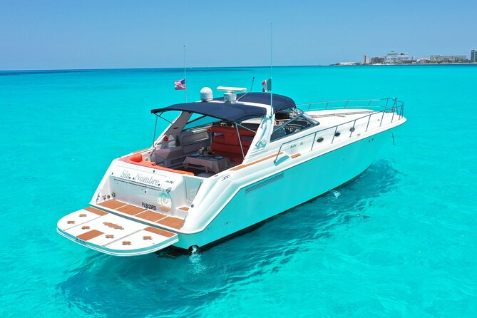 Private Luxury Yacht 55FT Rental in Cancun - Price and value: what $426.25 buys your group in Cancun