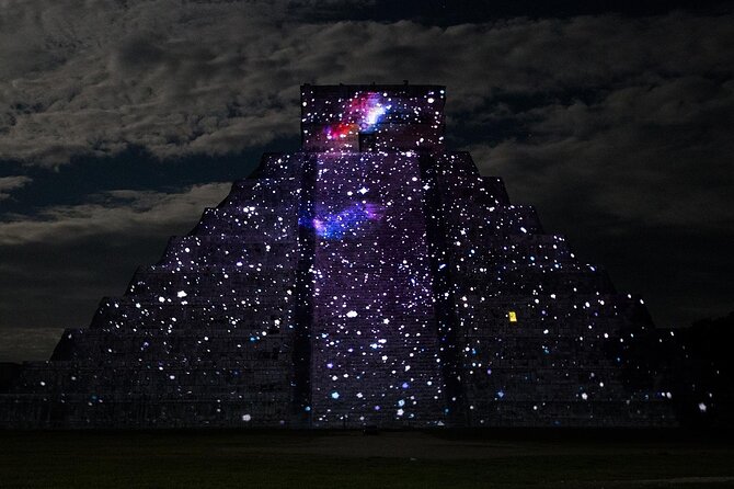 Private Starlit Chichen Itza Cave Adventure & Culinary Experience - Chichen Itza Noche de Kukulkan: the pyramid show is the main event