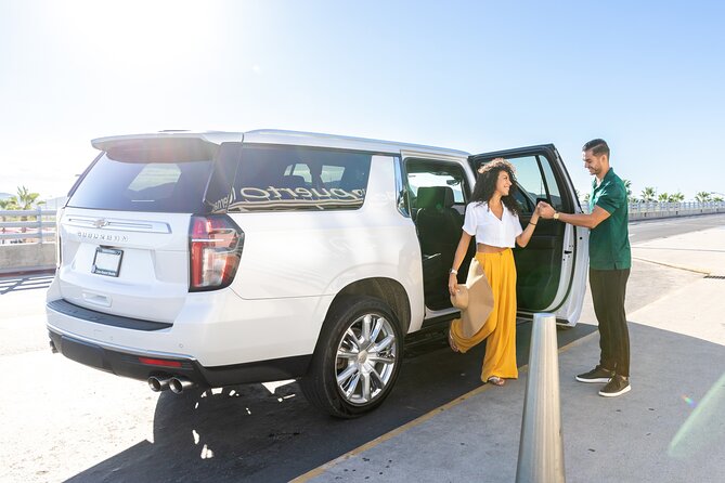 Private SUV Round-Trip from Airport to Hotels in Cabo San Lucas - Airport Pickup at SJD: Umbrella #5 and Staying Oriented