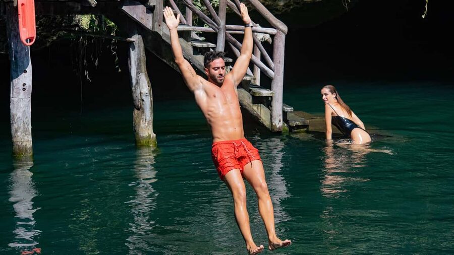 Puerto Morelos: Selvatica Jungle Zip Line Tour - The private cenote swim: your cool reset in Mayan water