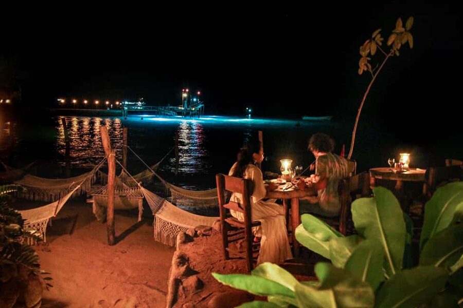 Puerto Vallarta Rhythms of the night, Show & Buffet dinner - Las Caletas After Dark: How the Jungle Amphitheater Changes the Mood