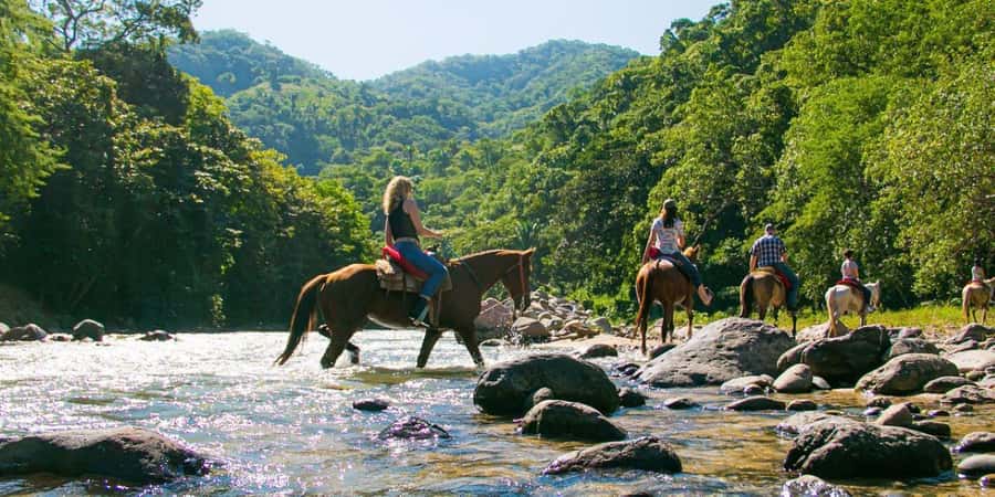 Puerto Vallarta: Tropical Forest Horseback Ride - Safety briefing and getting to know your horse at Rancho el Charro