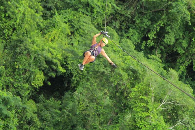 Puerto Vallarta: Zip Line, Jorullo Bridge, & Tequila Tour - Entering the Nogalito EcoPark zone, and what you see from above