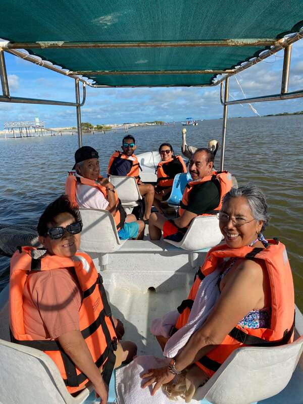 Rio Lagartos and Las Coloradas: EcoSafari Flamingo classic - The Mayan clay bath: a rare non-photo memory