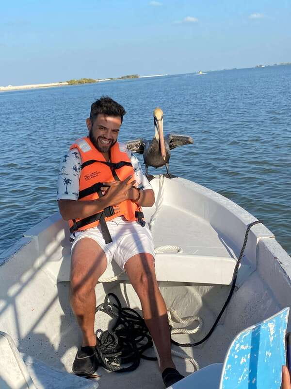 Rio Lagartos and Las Coloradas: EcoSafari Flamingo classic - End with a swim on a virgin beach