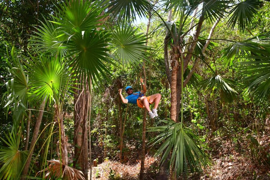 Rio Secreto Nature Reserve: Bicycle, Rappel & Ziplines Tour - Jungle biking: a calm reset after the cave dark