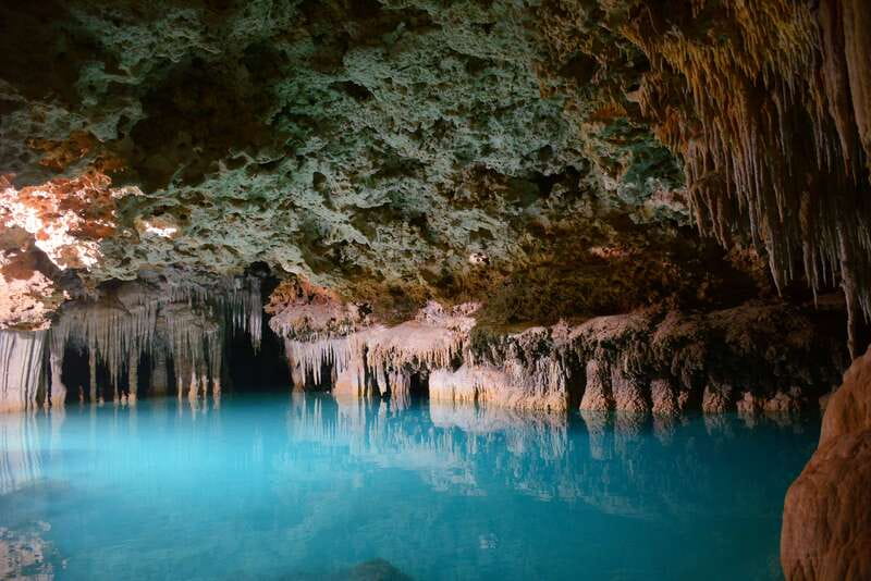 Rio Secreto Nature Reserve: Bicycle, Rappel & Ziplines Tour - Three ziplines through the trees: fun with structure