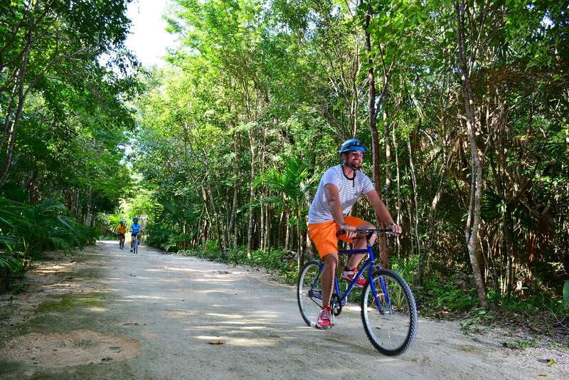 Rio Secreto Nature Reserve: Bicycle, Rappel & Ziplines Tour - Pickup, the van ride, and how the half-day stretches