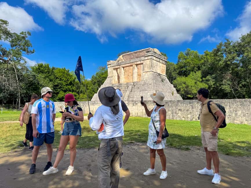 Riviera Maya: Chichen Itza, Valladolid & Cenote Swim Tour - Chichen Itza with a guide: what to focus on