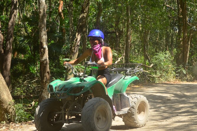 Riviera Maya Jungle Half-Day Tour: ATV, Ziplines, Cenote Swim, Rappel - Zip Lines in the Riviera Maya: That 1 km Run and Weight Limits