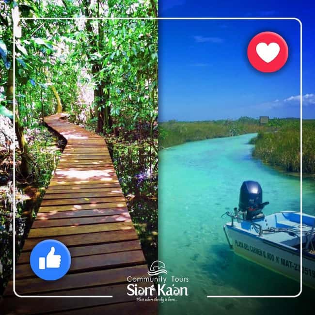 Riviera Maya: Sian Ka'an Reserve Ancient Maya Canals Tour - Entering Sian Kaan: four lagoons, one ancient canal route