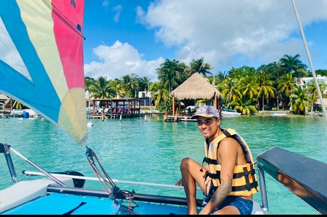 Sail away! Hobie Cat Tour Bacalar - Meeting at Marina Sun Lagoon, then straight onto the water