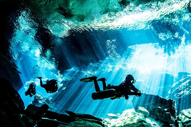 Scuba Diving in Cenote Kukulkan from Playa del Carmen - Getting the most out of cenote light and staying relaxed underwater