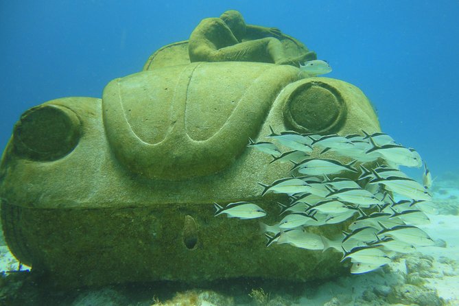 Scuba Diving Under Water Museum and Reef for beginners - The Coconut Divers briefing and pool practice