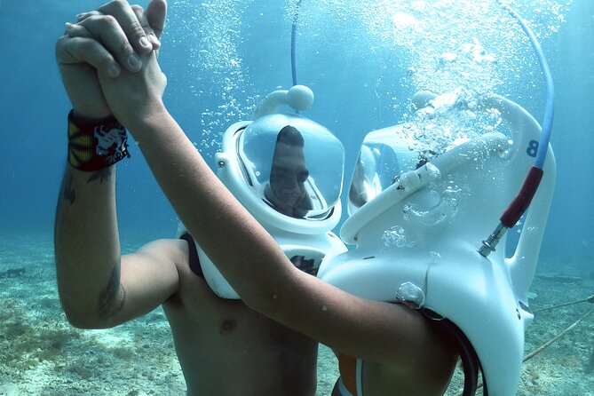 SeaTrek Underwater Helmet Diving Experience in Downtown Cozumel - Snorkel time and Jeanies Beach Club perks