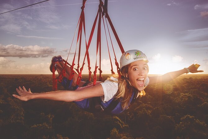 Selvatica Park Ziplines, Cenote, and ATV Tour From Cancun and Riviera Maya - Zipline Circuit Over the Jungle, plus Superflight