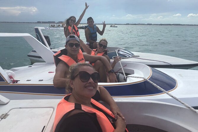 Speed Boat & Snorkel Tour with transportation ( only Cancun zone area) - Puerto Morelos Reef Park stop: what happens at the Angel Reef Park