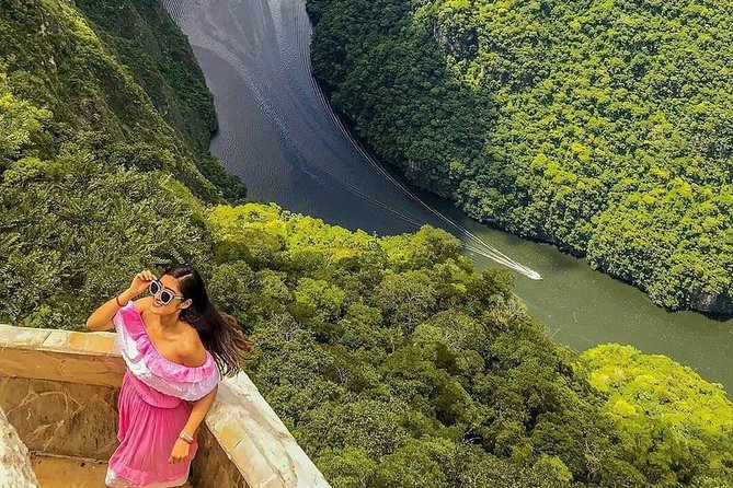 Sumidero Canyon, Miradores del Cañón and Pueblo Chiapa de Corzo. - Sumidero Canyon and the Miradores, the reason this works