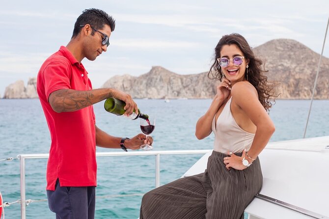 Sunset Cruise in Los Cabos with Jazz and Wine - A calmer kind of Cabo sunset, on a big catamaran
