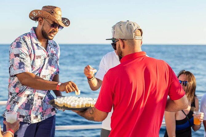Sunset Sail Tour with Local Food - Pelican Rock to The Arch: your sightseeing stops in plain order