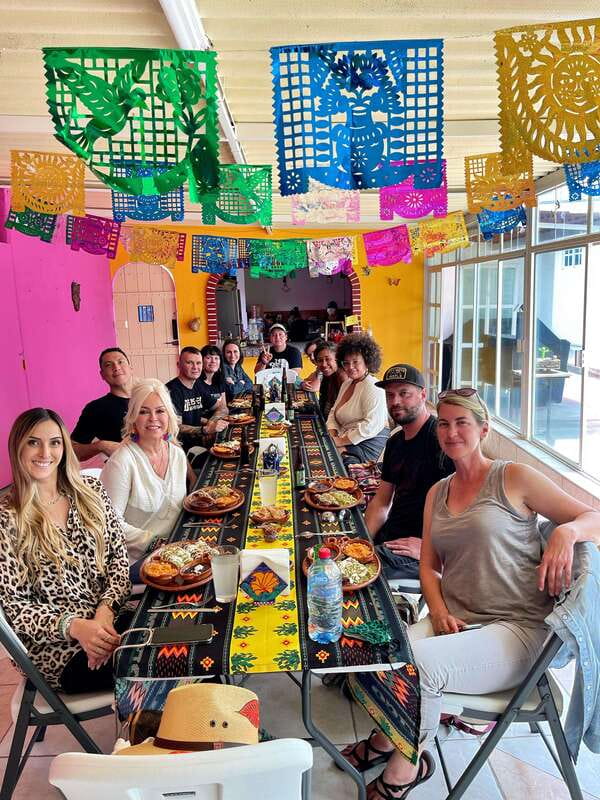 Teotihuacan Pyramids & lunch at my Grandma's house - The breakfast stop: cafe de olla, pan de dulce, and coffee tasting