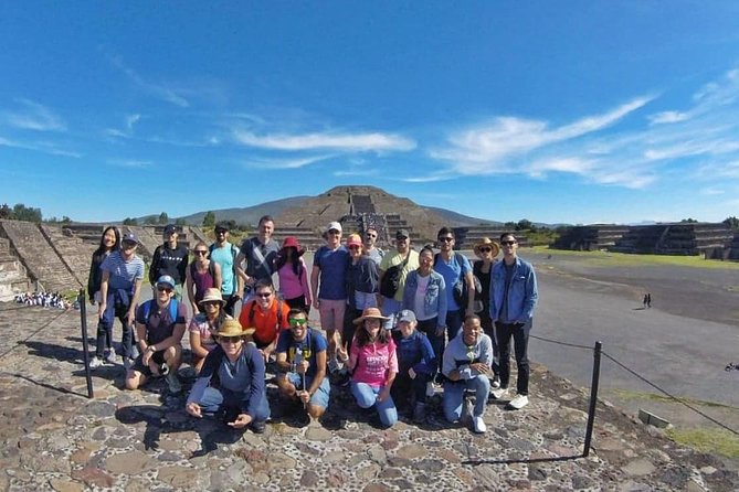 Teotihuacan Pyramids Tour, small group in Van, from Mexico City - Moon Pyramid, Avenue of the Dead, and photo timing in bright sun