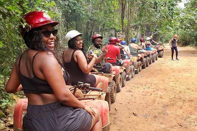 The Best Adrenaline Park! ATV´s Ziplines & Cenote swim experience from Cancun - ATV Time in the Mayan Jungle: What Feels Fun, What Helps
