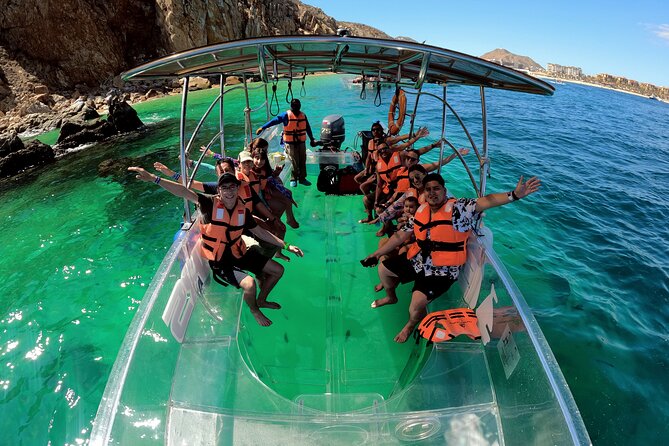 The Original Clear Boat – Cabo’s Signature Landmark Experience - Who you’ll ride with: captain, guide, and the photo factor